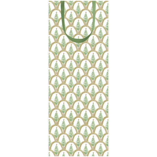 Deco Christmas Gold Wine & Bottle Gift Bag - 1 Each