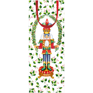 Nutcracker Christmas White Wine & Bottle Gift Bag - 1 Each