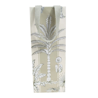 Southern Palms Ivory & Flax Wine & Bottle Gift Bags - 1 Each