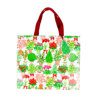 Christmas Flower Market Gift Bags - 1 Each