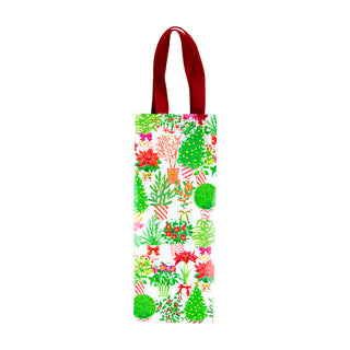 Christmas Flower Market Wine & Bottle Gift Bags - 1 Each