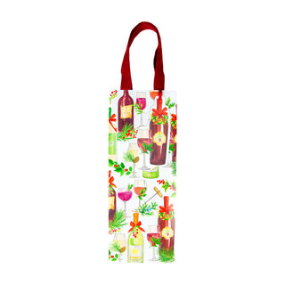 A Christmas Toast Wine & Bottle Gift Bags - 1 Each