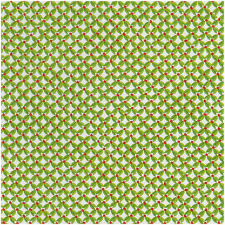Leaf And Berry Ditz Gift Wrap - One 30" X 8' Roll