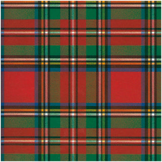 Scottish Tartan Red Roll Wrap - includes 1 Roll