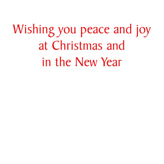 Peaceful Church In Snow C-Sized Christmas Cards Pack in Cello - 5 Cards & 5 Envelopes