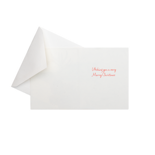 Deer And Cardinal Petite Boxed Christmas Cards - includes 15 cards & envelopes