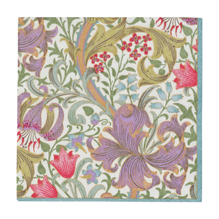 Golden Lily-Ivory Cocktail Napkins - 20 Per Package