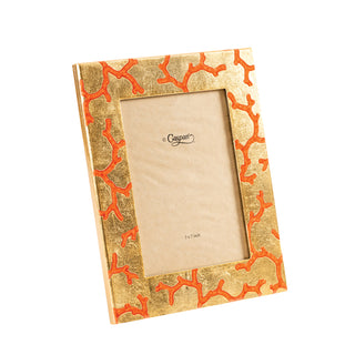 The Coral Sea Gold 5" x 7" Lacquer Picture Frame - includes 1 frame