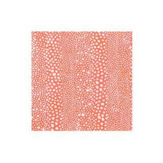Pebble Coral Paper Linen Boxed Cocktail Napkins - 15 Per Package
