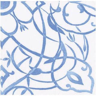 Algarve Ceramic Blue Paper Linen Dinner Napkins - 12 Per Package