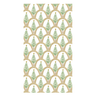 Deco Christmas Gold Guest Towel Napkins - 15 Per Package