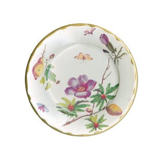 Porcelain Blooms Ivory Salad & Dessert Plates - 8 Per Package