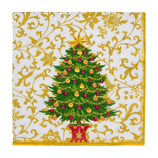 Gilded Tree Dinner Napkins - 20 Per Package