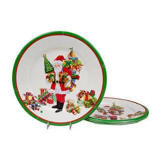 Mr. Claus Dinner Plates - 8 Per Package