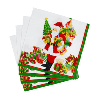 Mr. Claus Luncheon Napkins - 20 Per Package