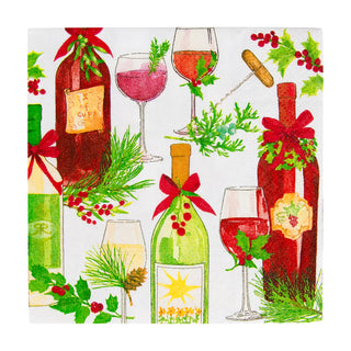 A Christmas Toast Cocktail Napkins - 20 Per Package