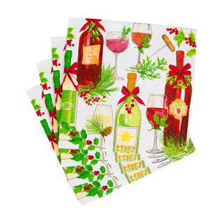 A Christmas Toast Cocktail Napkins - 20 Per Package