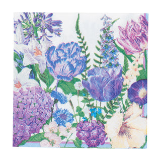 Shades Of Blue Cocktail Napkins - 20 Per Package