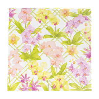 Orchid Conservatory Luncheon Napkins - 20 Per Package