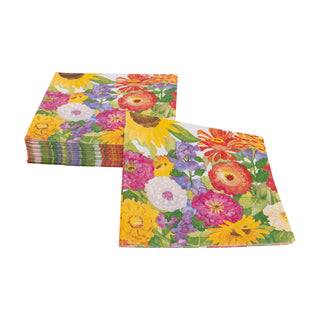 Midsummer Blooms Cocktail Napkins - 20 Per Package