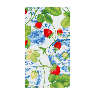 Strawberries And Cream Guest Towel Napkins - 15 Per Package