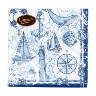 To The Lighthouse Cocktail Napkins - 20 Per Package