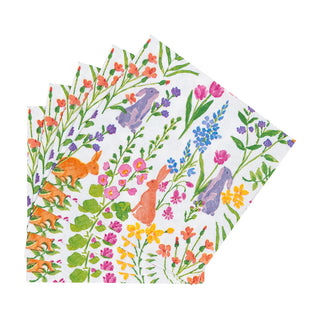 Bunny Field Cocktail Napkins - 20 Per Package