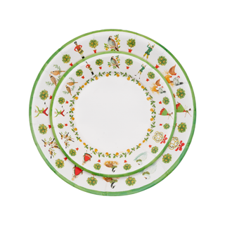 On The Twelfth Day Paper Dinner Plates - includes 8 Paper Dinner Plates