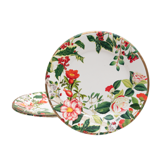 Christmas Chinoiserie Paper Dinner Plates - includes 8 Paper Dinner Plates