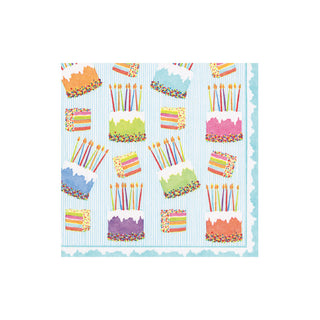 Cake Frosting-Paper Linen Cocktail Napkins - includes 12 Cocktail Napkins