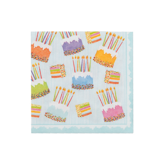 Cake Frosting-Paper Linen Cocktail Napkins - includes 12 Cocktail Napkins