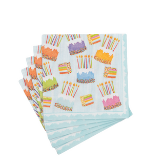 Cake Frosting-Paper Linen Cocktail Napkins - includes 12 Cocktail Napkins