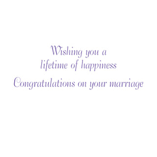 Fleurs De Mariage (Ff) Wedding Greeting Card - 1 card with envelope
