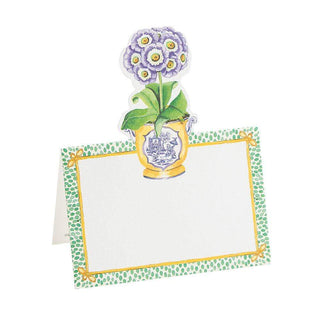 Primroses Place Cards Die Cut Package 8 In