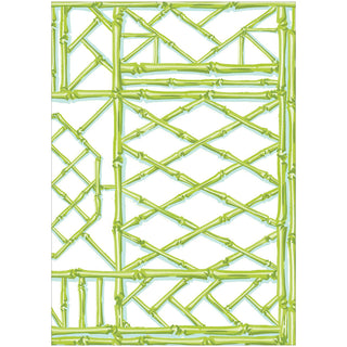Bamboo Screen Boxed Note Cards - 8 Cards and 8 Envelopes per Package