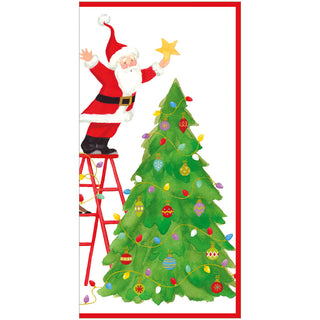 Santa And Helper Money Card - 1 card with envelope