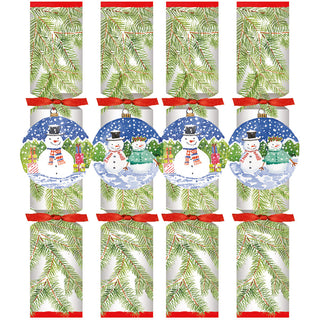 Snowman Ornaments Celebration Crackers - 8 Per Box