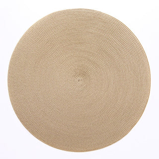 Braided Round Placemat in Cream Dust - 1 Each
