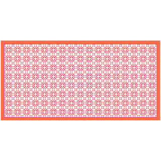 Garden Trellis Cloth Tablecover in Fuchsia & Orange - 1 Tablecover