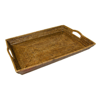 Rattan Extra Large Rectangle Tray - Natural - 1 Placemat