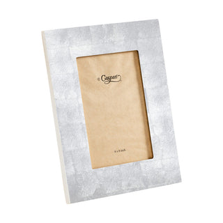 Silver Leaf 4" x 6" Lacquer Picture Frame - includes 1 frame