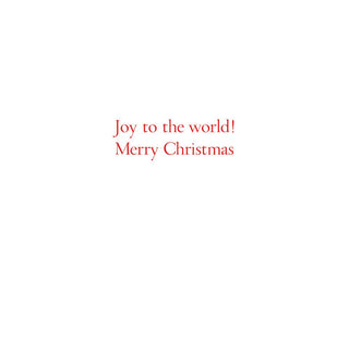 Joy Wreath Christmas Cards in Cello Pack - 5 Cards & 5 Envelopes