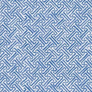 Caspari Fretwork Gift Wrapping Paper in Blue - 30" x 8' Roll 10024RC