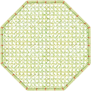 Trellis Octagonal Paper Placemats - 12 Per Package