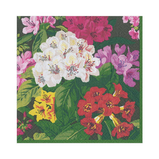 Caspari Exuberance Paper Luncheon Napkins in Black - 20 Per Package 14961L