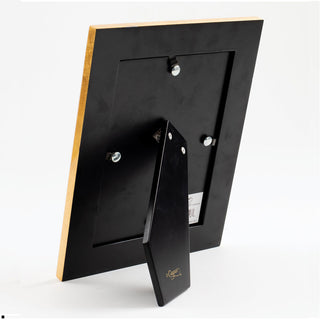 Pebble Lacquer 5" x 7" Picture Frame in Gold - 1 Each
