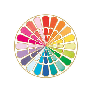 Caspari Color Wheel Paper Salad & Dessert Plates - 8 Per Package 16840SP
