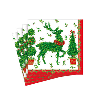 Animal Topiaries Paper Cocktail Napkins - 20 Per Package 17200C