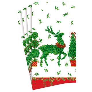 Animal Topiaries Paper Guest Towel Napkins - 15 Per Package 17200G