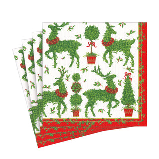 Animal Topiaries Paper Luncheon Napkins - 20 Per Package 17200L